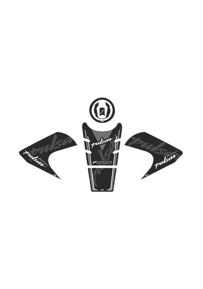 Bajaj Pulsar F250 2022 - 2024 Uyumlu Tank Pad Set 006 Çok Renkli