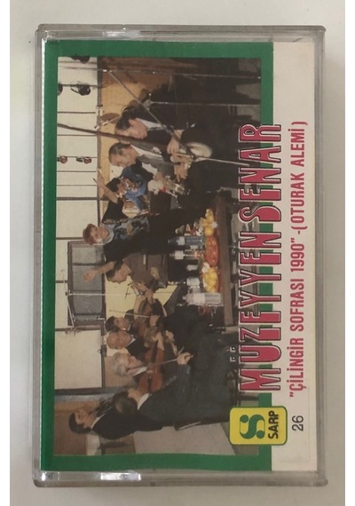 Müzeyyen Senar Çilingir Sofrası 1990 Oturak Alemi Kaset Orjnal Dönem Kağıt Baskı Kaset