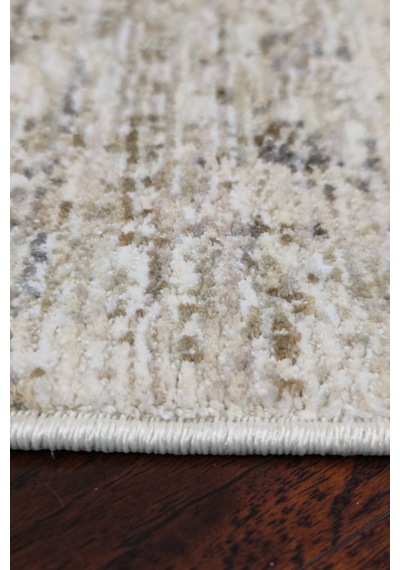 Vivanni Home Everlynn Polyester Vintage Halı Pamuk Atkı Tabanlı Modern Dokuma Ev Halısı Antik Beyaz