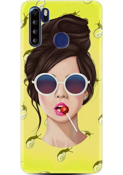 Reeder P13 Blue Max Kılıf Boyun Askılı Lollipop Woman 1416