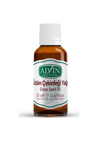 Alvin Üzüm Çekirdeği Yağı Soğuk Sıkım 20 ML