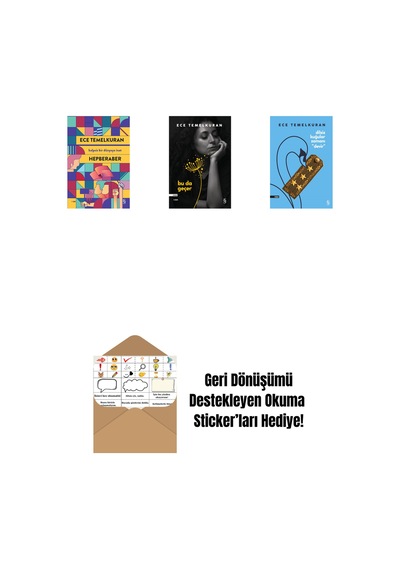 Hepberaber + Bu Da Geçer + Dilsiz Kuğular Zamanı Devir + Okuma Sticker'ları