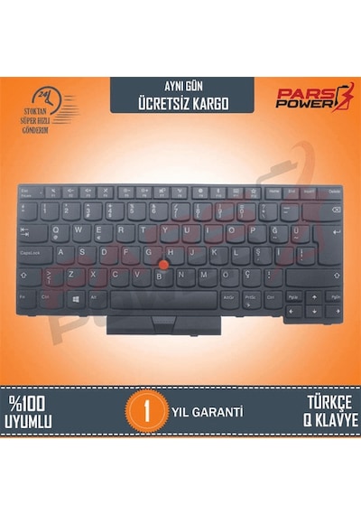 Lenovo Uyumlu ThinkPad SN20L72890, SN5360BL F05A Klavye (Siyah TR) (Pars Power) Siyah 436017