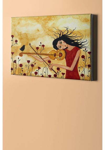 Webstyle Sayılarla Boyama Seti Kasnaklı Keman Çalan Kız 50 X 65 Cm