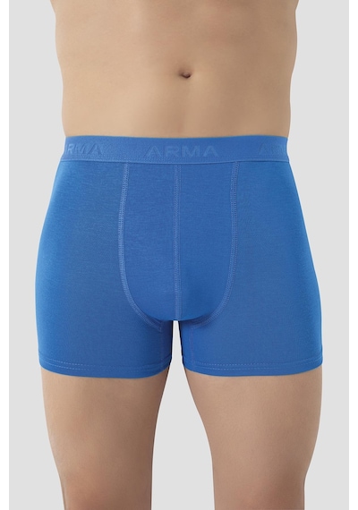 Arma Yıldız Erkek Mavi Bambu Boxer 3'lü Paket Mavi