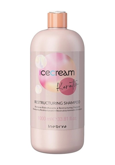 Inebrya Ice Cream Keratin Restructuring Şampuan 1 L