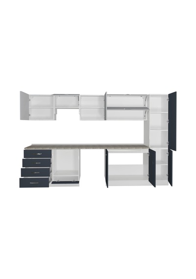 Decoraktiv Elite 325yq Ankastre Fırın Modüllü Mdf Hazır Mutfak Dolabı - Tezgah Dahil - Antrasit - Buz Gri Diğer Decoraktiv Elite 325yq Ankastre Fırın Modüllü Mdf Hazır Mutfak Dolabı - Tezgah Dahil - Antrasit - Buz Gri Diğer