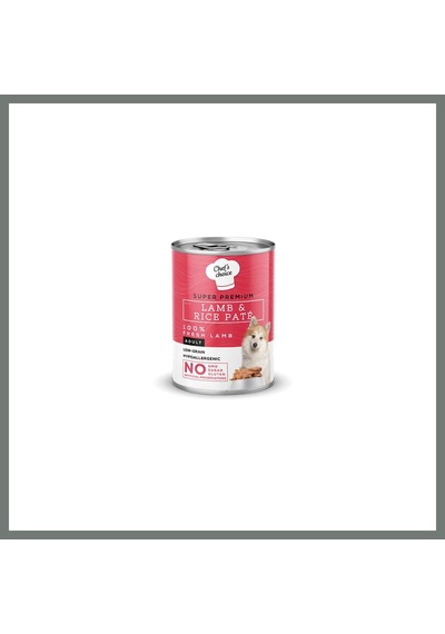 Chefs Choice Pate Lamb Rice Kuzulu Pirinçli Yetişkin Köpek Konservesi 400 Gr Mmbz