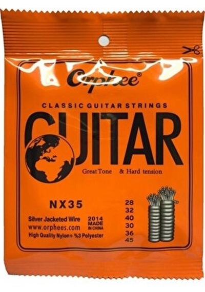 Orphee Nx35 Model Klasik Gitar Tel Seti-Pena