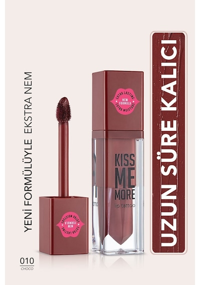 Flormar Uzun Süre Kalıcı Mat Ruj - Kiss Me More-010 Choco-8682536040815