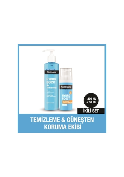 Neutrogena Hydro Boost Spf 50 Nemlendirici + Water Jel Temizleyici