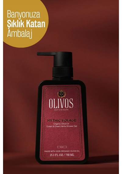 Olivos Okyanus Ve Yeşil Bitki Kokulu Zeytinyağlı Banyo Ve Duş Jeli 750 ML