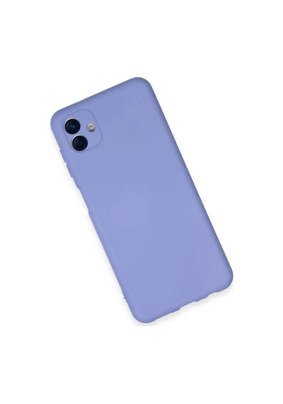 Newface - 53 - Samsung Galaxy A04e Kılıf Nano İçi Kadife Silikon - Metemıx - - Lila LİLA