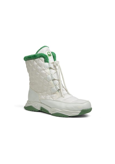 United Colors Of Benetton Benetton® | Bn-30394 - 3256 Beyaz Yeşil - Kadın Bot