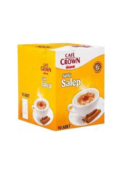 Ülker Cafe Crown 10'lu Sütlü Salep 15 Gr. 12'li Paket
