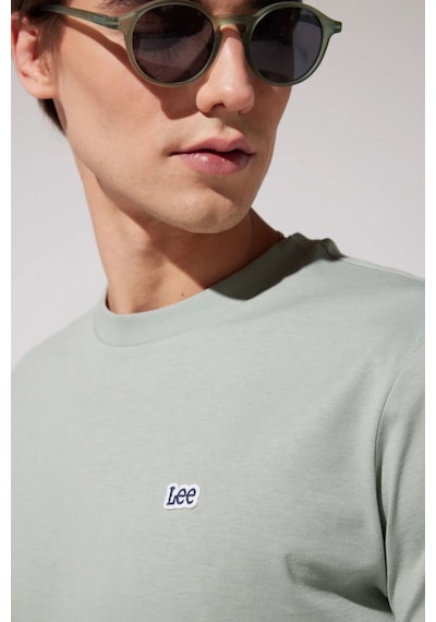 Lee Bisiklet Yaka T-shirt Yeşil Erkek Kısa Kol T-shirt 000000000101982739 Mint