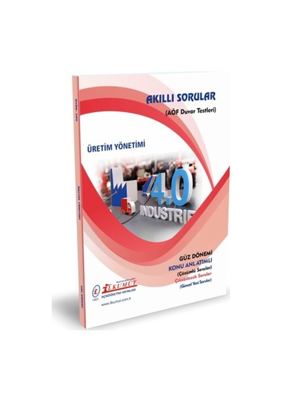 İlkumut Yayınları - Üretim Yönetimi - Konu Anlatımlı - Çözümlü Sorular