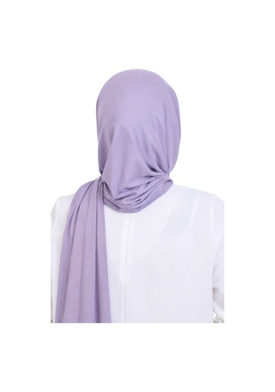 Modish Group Penye Boyun Kapamalı Şal Başörtü Hazır Giyim Turban Esnek Jersey Şal Gri