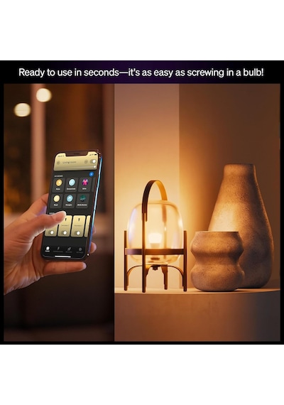 Ayrex Philips Hue Led A67 Lamba, Beyaz Ve Renkli Ambiyans, E27 Duy, 11,8 W, Tam Spektrumlu Işık 1000 K-20000 K, 1600 Genel