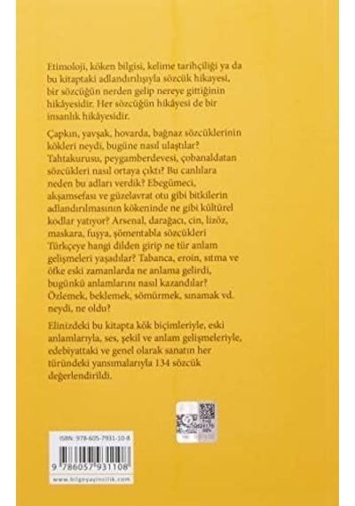 Sözcük Hikayeleri Sözlerde Saklı Kültür