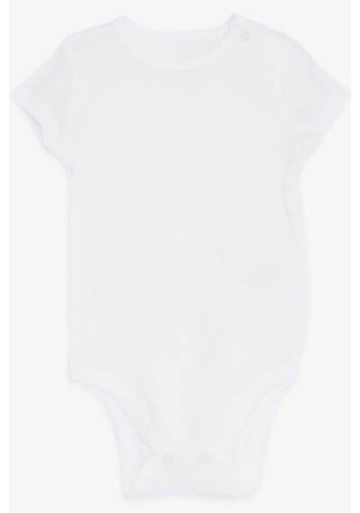 Breeze Bebek Çıtçtılı Body Düz Renk 9 Ay-3 Yaş, Ekru-ekru Ekru