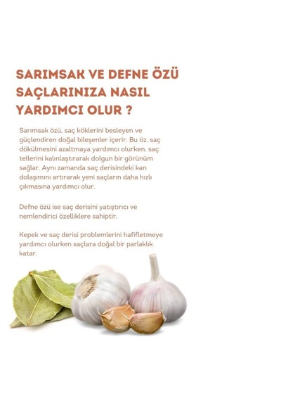 Hunca Care Defne Ve Sarımsaklı Arındıcı Saç Bakım Şampuanı 485 ML + Saç Kremi 485 ML