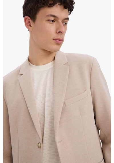 DeFacto Slim Fit Dar Kesim Yarım Astar Blazer Ceket E3447AX25SMBG193