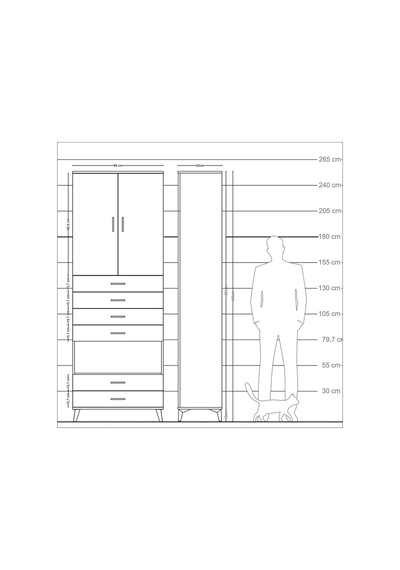 Arges Dolap 4 Raflı 6 Çekmeceli 2 Kapaklı 88x30x243 Çam-çam Atlas Çam Arges Dolap 4 Raflı 6 Çekmeceli 2 Kapaklı 88x30x243 Çam-çam Atlas Çam