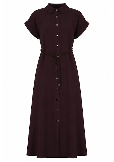 Trender E-018 Mürdüm Kadın Elbise 27kd52000106