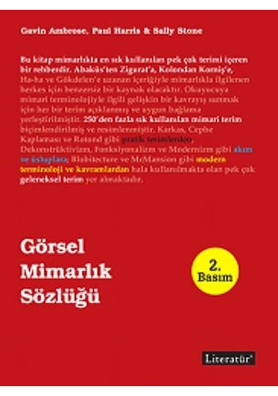 Görsel Mimarlık Sözlüğü - Gavin Ambrose - Literatür Yayıncılık