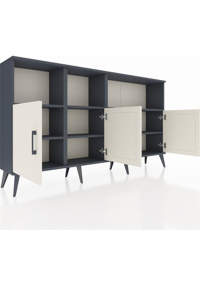Arges Konsol 6 Raflı 4 Kapaklı 176x30x99 Antrasit-aytaşı/antrasit Aytası/antrasıt - Antrasıt Arges Konsol 6 Raflı 4 Kapaklı 176x30x99 Antrasit-aytaşı/antrasit Aytası/antrasıt - Antrasıt