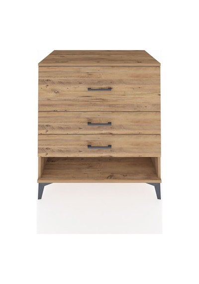 Kronos Şifonyer 3 Çekmeceli 88x59x96 Çam-çam Çam
