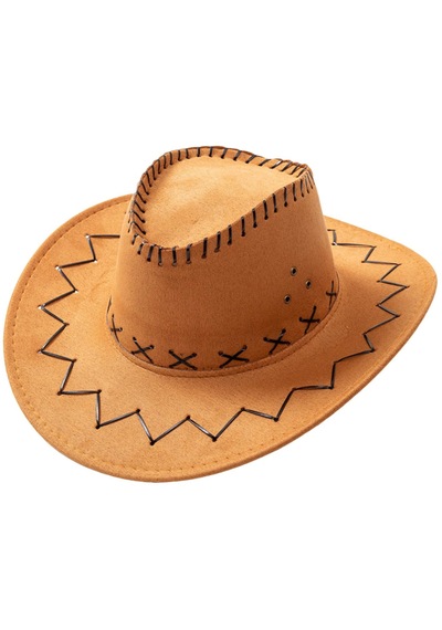 Suntek Batı Kovboy Parti Şapkası Kap Erkekler Ve Turuncu Turuncu