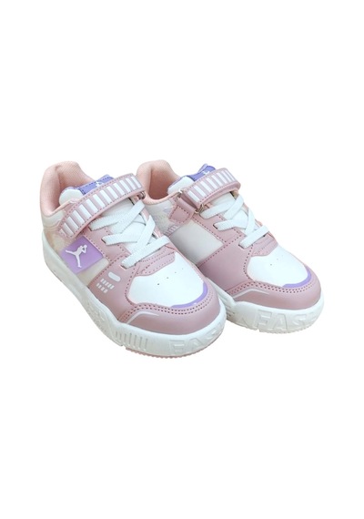 Cool King Patik Çocuk Sneaker Ayakkabı Pudra Kırmızı