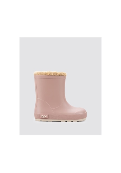 Igor İgor W10314 Çocuk İçi Kürklü Yağmur Çizmesi Pembe