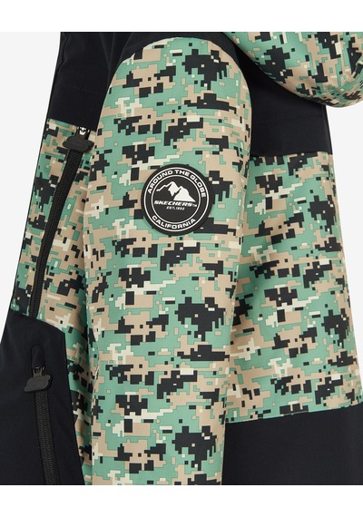 Skechers B Padded Craft Jacket Büyük Erkek Çocuk Siyah Mont Sk2620126-3817
