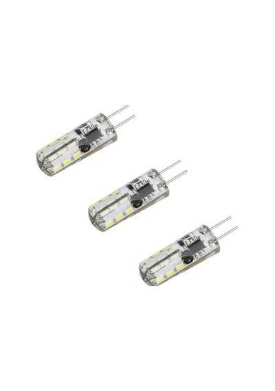 3 W - 220 V Ledli Kapsül Ampul G4 Duylu İğne Bacaklı Led Ampul Gün Işığı 3 Adet