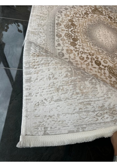 Electra Halı Salon, Oturma, Yatak Odası Halısı Desen Kodu 79447-070 Krem-açık Kahve-açık Gri-koyu Kahve