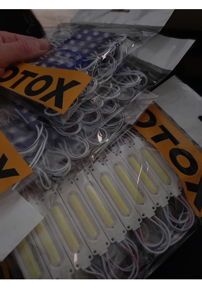 Ambiyans Led Premium Ofis , Araç & Ev Uyumlu Dc 12v 6 Renk Seçeneği 10'lu Paket Beyaz