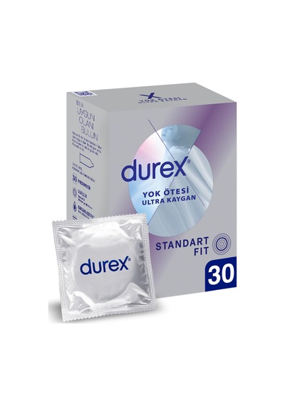 Durex Yok Ötesi Ultra Kaygan İnce Prezervatif 30'lu Sku: Smg8690010385932