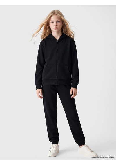 LC Waikiki Lcw Kids Siyah Beli Lastikli Kız Çocuk Kalın Jogger Eşofman Altı New Black LC Waikiki Lcw Kids Siyah Beli Lastikli Kız Çocuk Kalın Jogger Eşofman Altı New Black