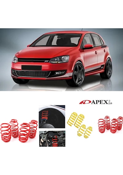 Vw Polo 6r 2009-2014 Apexi 4.5 Cm Spor Yay
