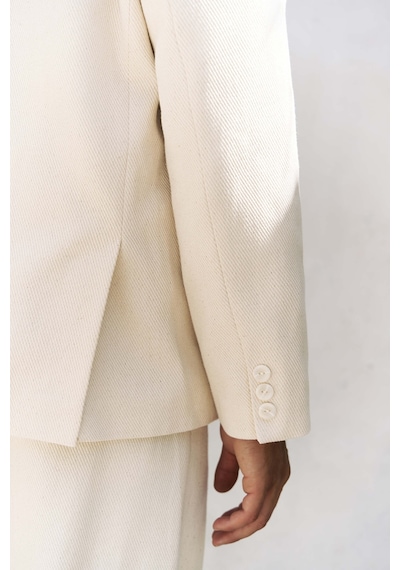 Mai Studios Co. Ayyubay Naturel Erkek Blazer Ceket Naturel