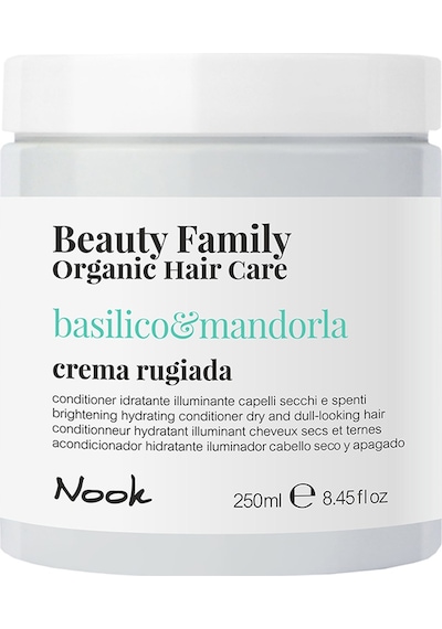 Nook Beauty Family Kuru Mat Saçlar Için Fesleğen Badem Argan Özlü Nemlendirici Besleyici Saç Kremi 250 ML