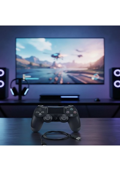 Ps4 Uyumlu Kablosuz Oyun Kolu - Gamepad, Led Göstergeler