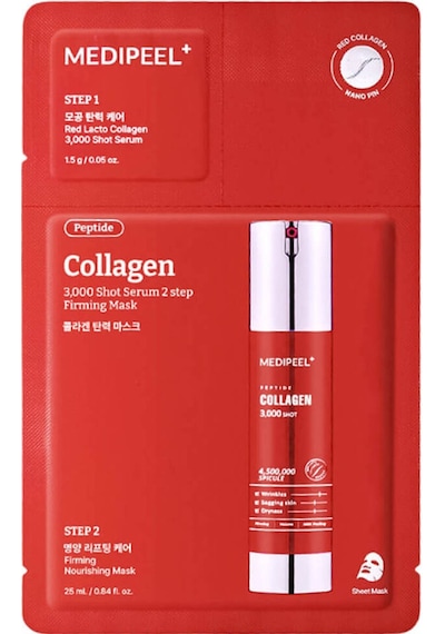 Medipeel Red Lacto Collagen 3000 Shot Serum 2 Step Mask 1,5 G + 25 Ml 5 Adet Kolajen Ve Mikro İğneler Maske