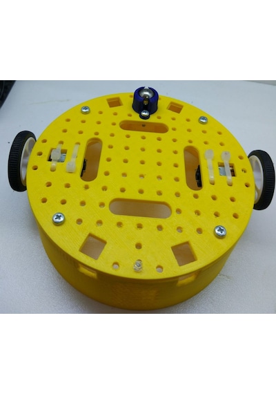 İkizbot Arduino Robot Şasi Seti 2 Teker 1 Sarhoş Teker