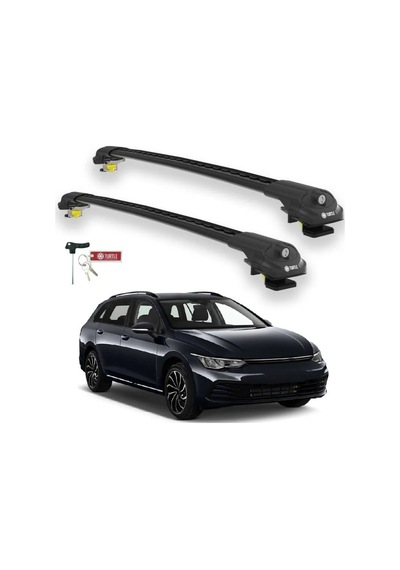 Turtle Volkswagen Golf Variant Mk7-5g 2012-2020 Ara Atkı Air1 Siyah