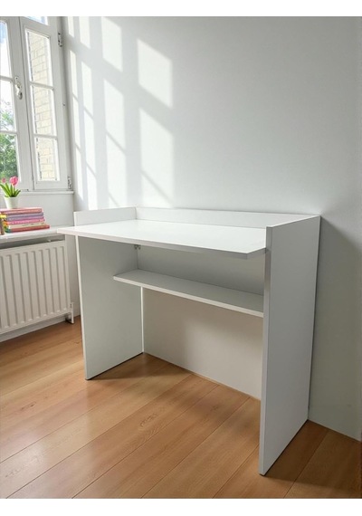 Çalışma Masası Bilgisayar Masası Ofis Ders Yemek Masası Beyaz Çok Renkli