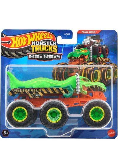 Hot Wheels Monster Trucks 1:64 Çekici Arabalar Mega-wrex Hwn86-jch44 Yeşil